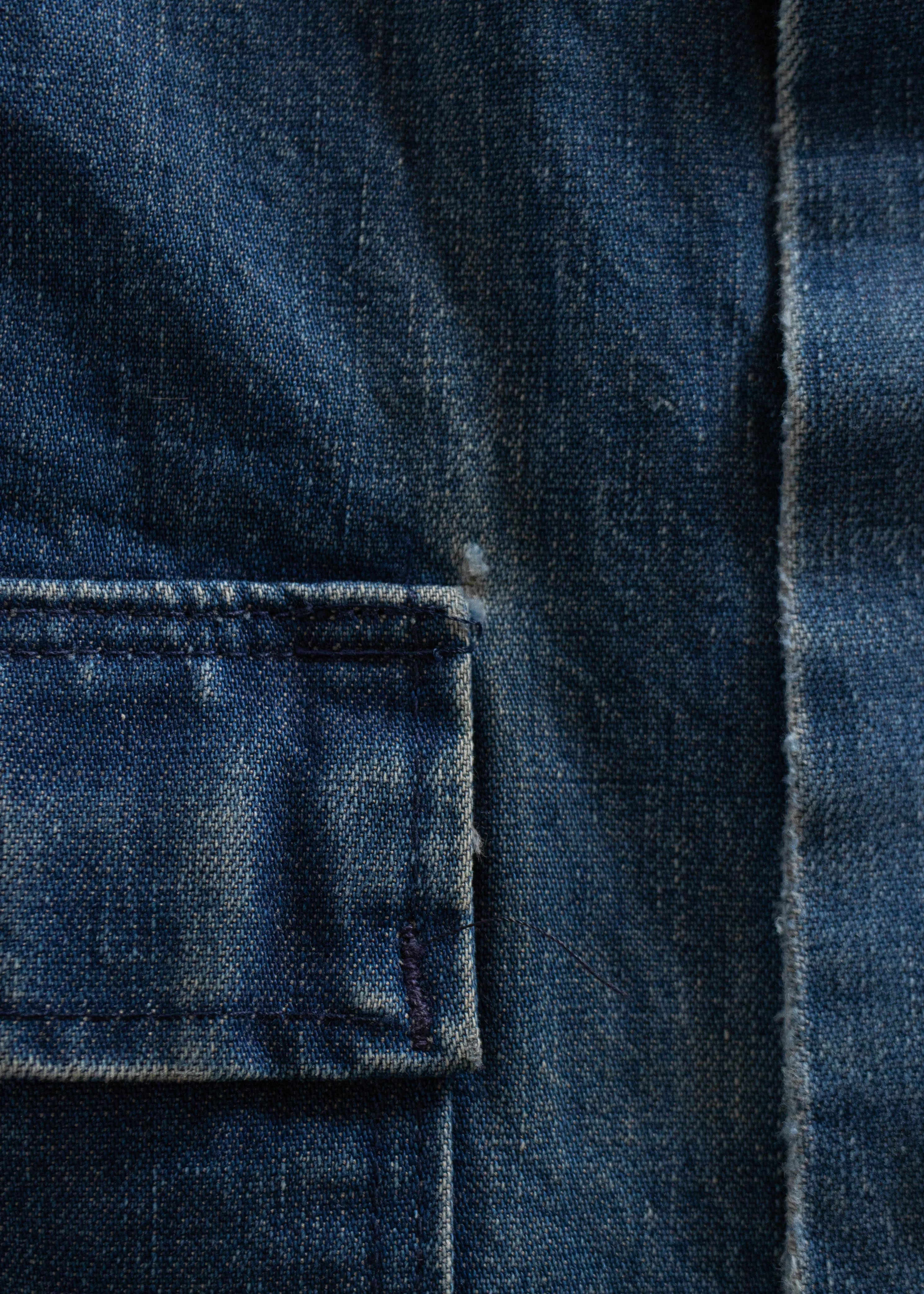 1980s Denim Chore Coat Size XL/2XL