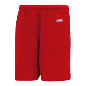 Athletic Knit (AK) LS1700M-005 Mens Red Lacrosse Shorts