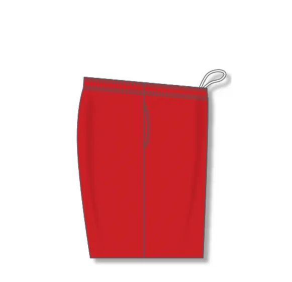 Athletic Knit (AK) LS1700M-005 Mens Red Lacrosse Shorts