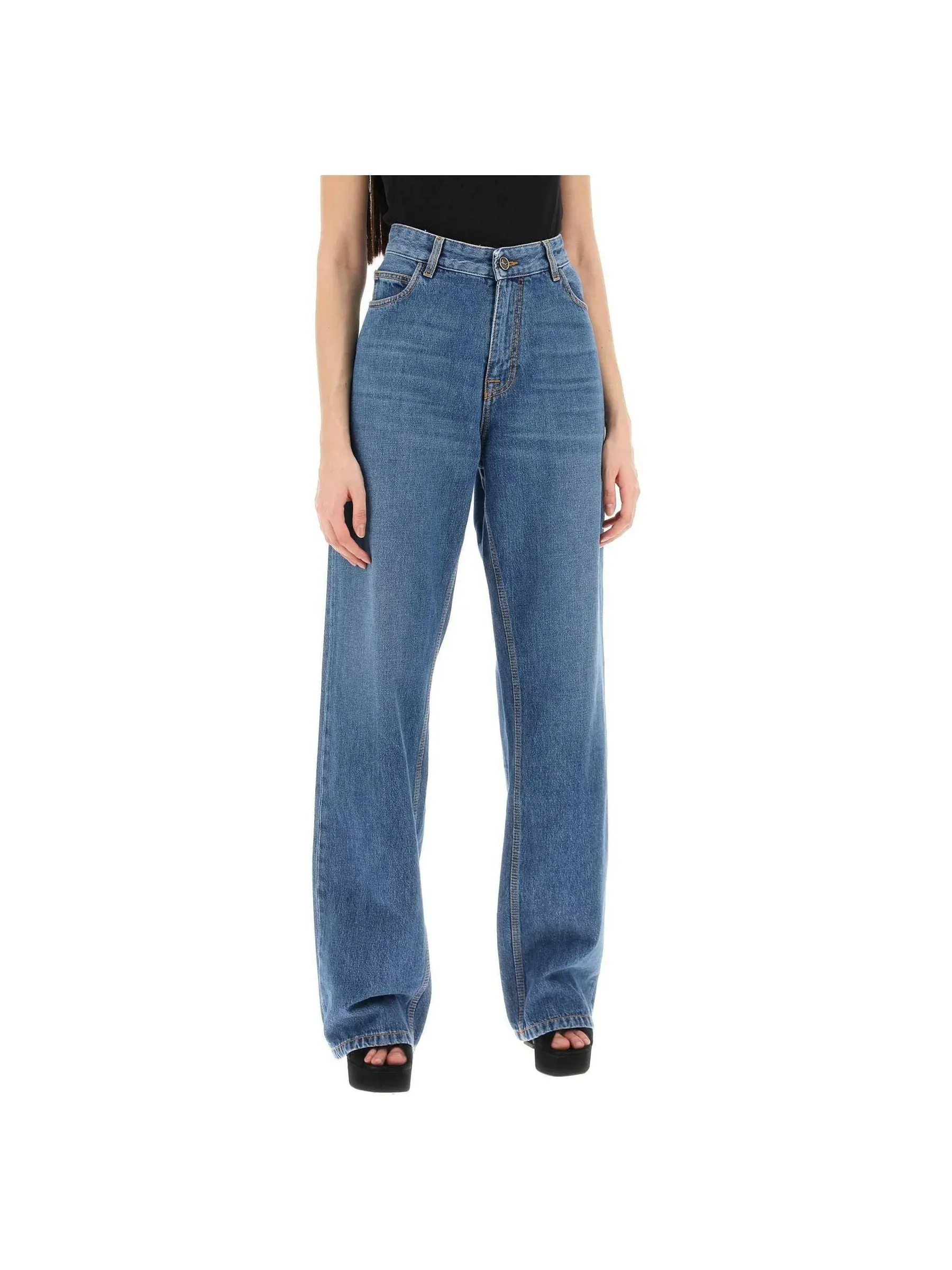 Baggy High-Waisted Jeans