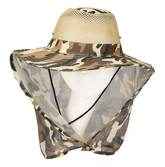 Camo Sun Hat - Face & Neck Coverage ~ UPF 50 Sun Protection!