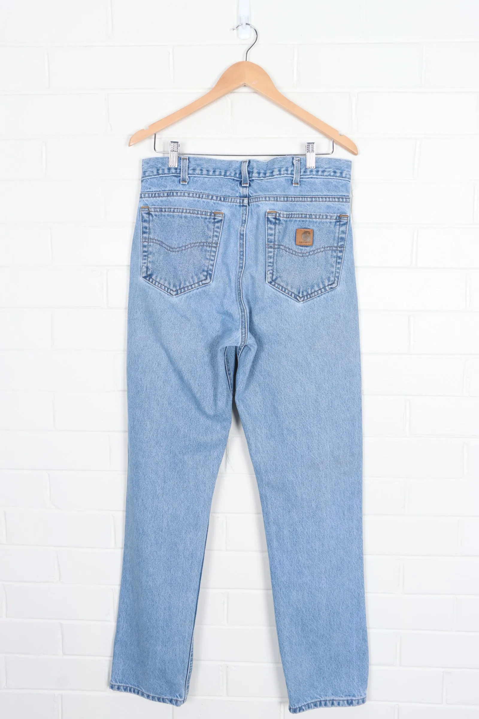 CARHARTT Light Blue High Waisted Jeans (33x34)