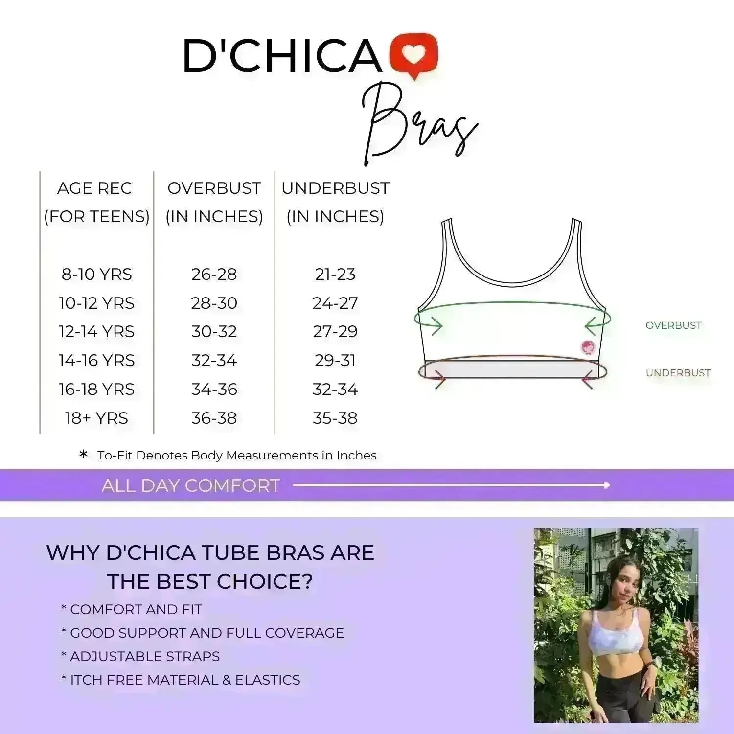 Cotton Workout Bra | Single-Layer Broad Strap | Non-Padded Beginner Bra | Solid
