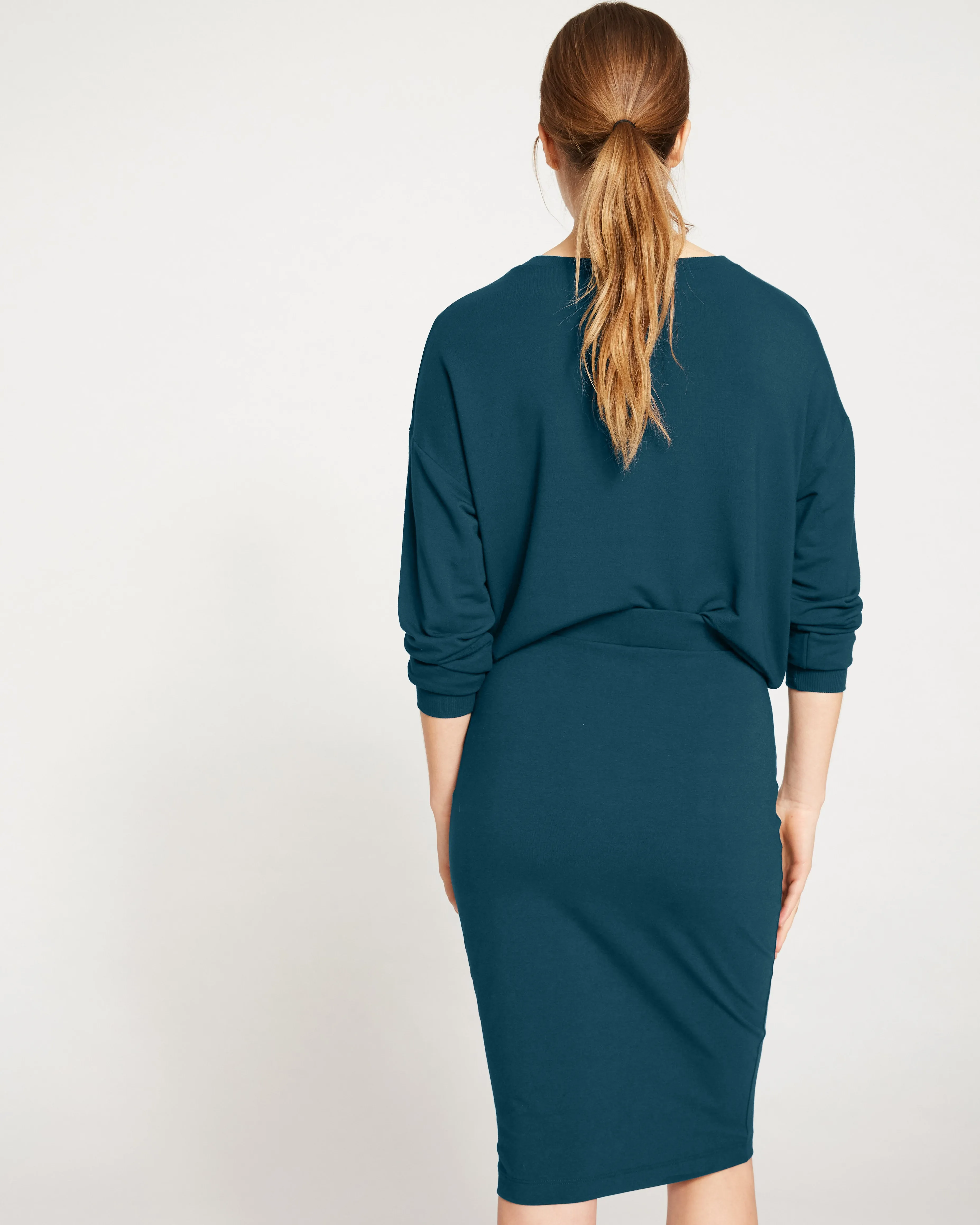 Danube Jersey Skirt - Deep Sea