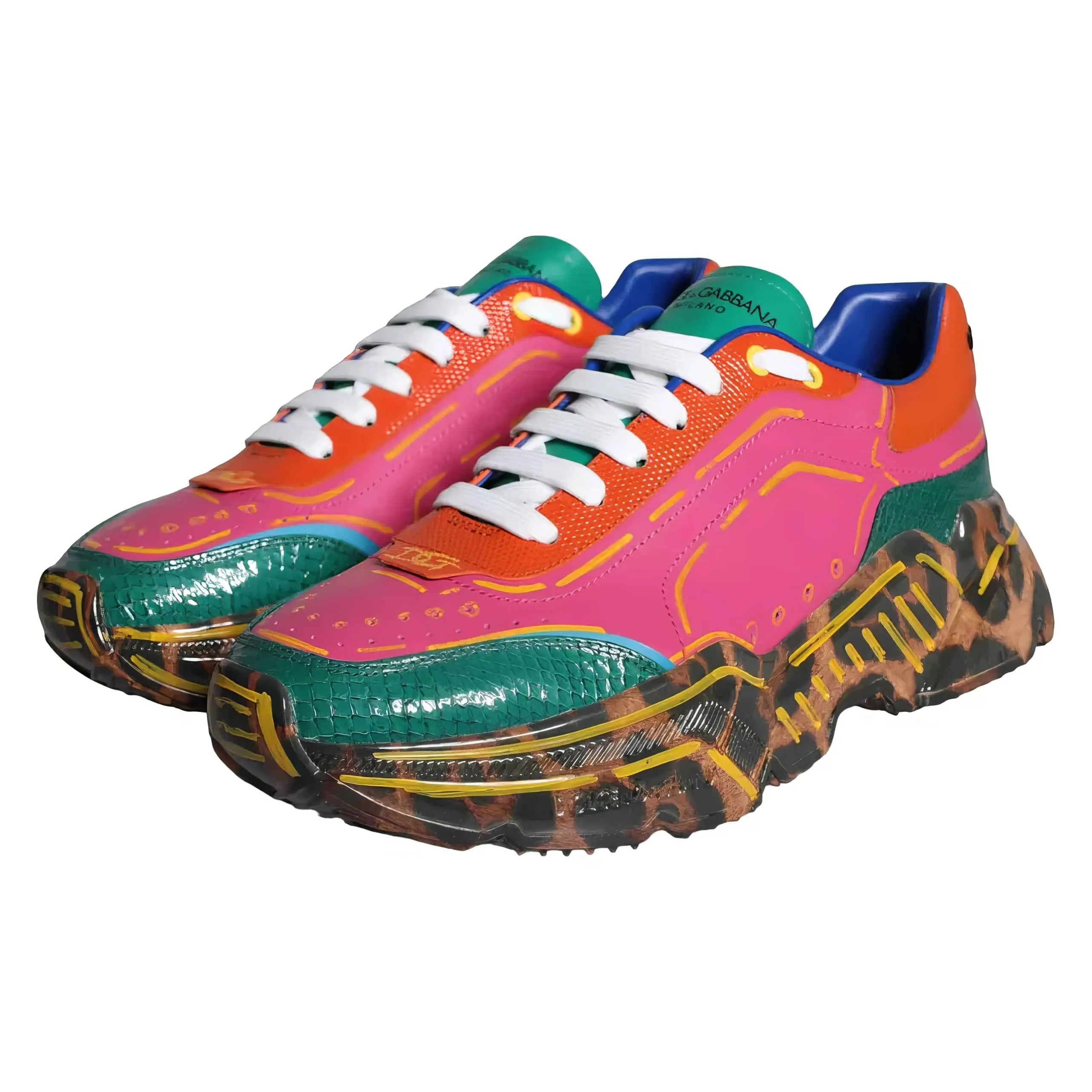 Daymaster Sneakers With Leopard Soles