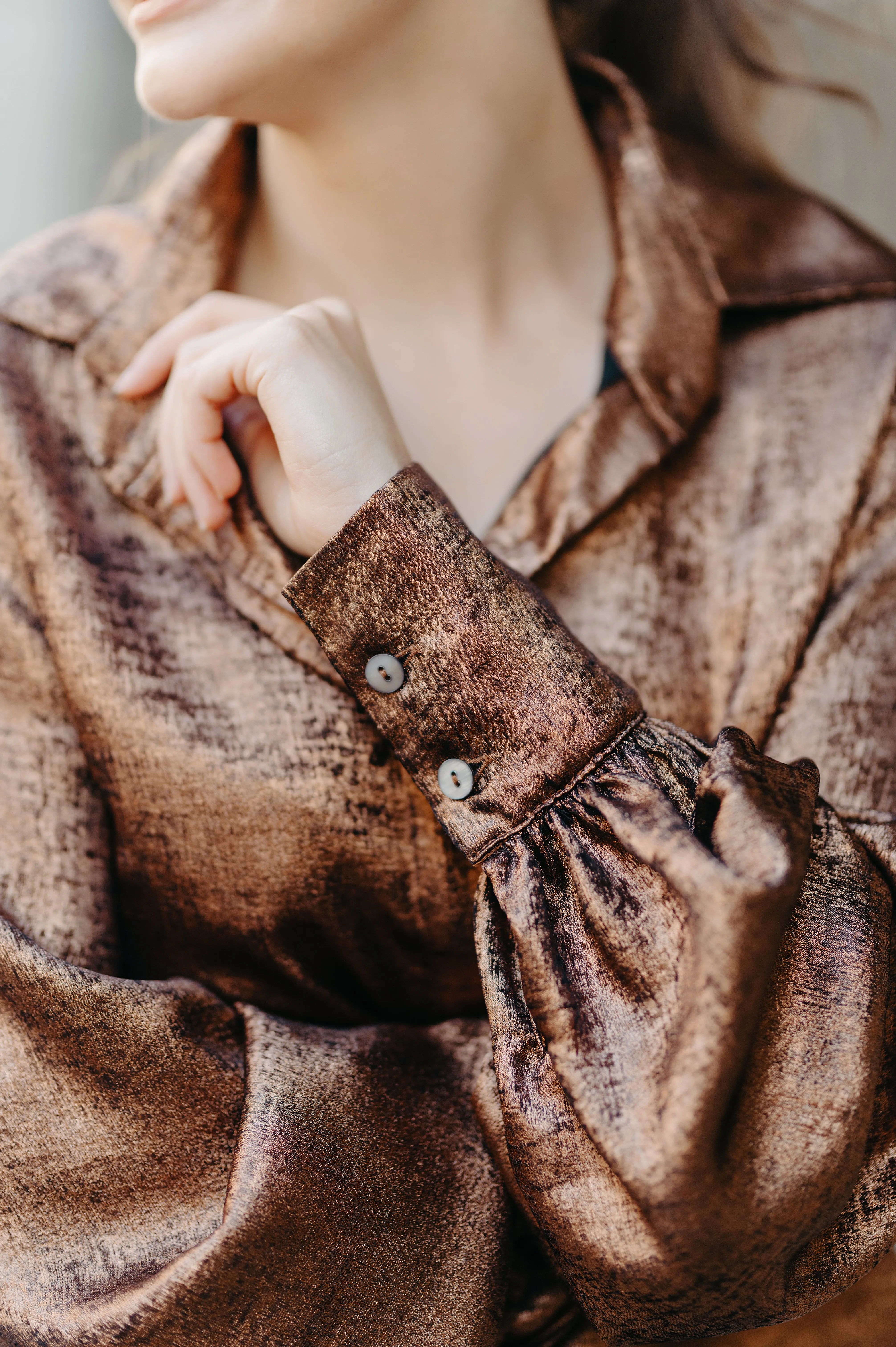Elle Classic Shirt | Copper