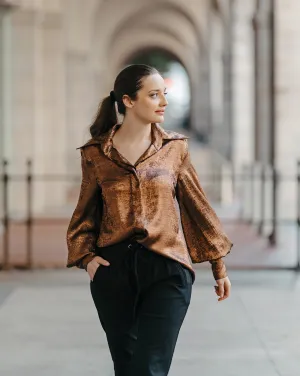 Elle Classic Shirt | Copper