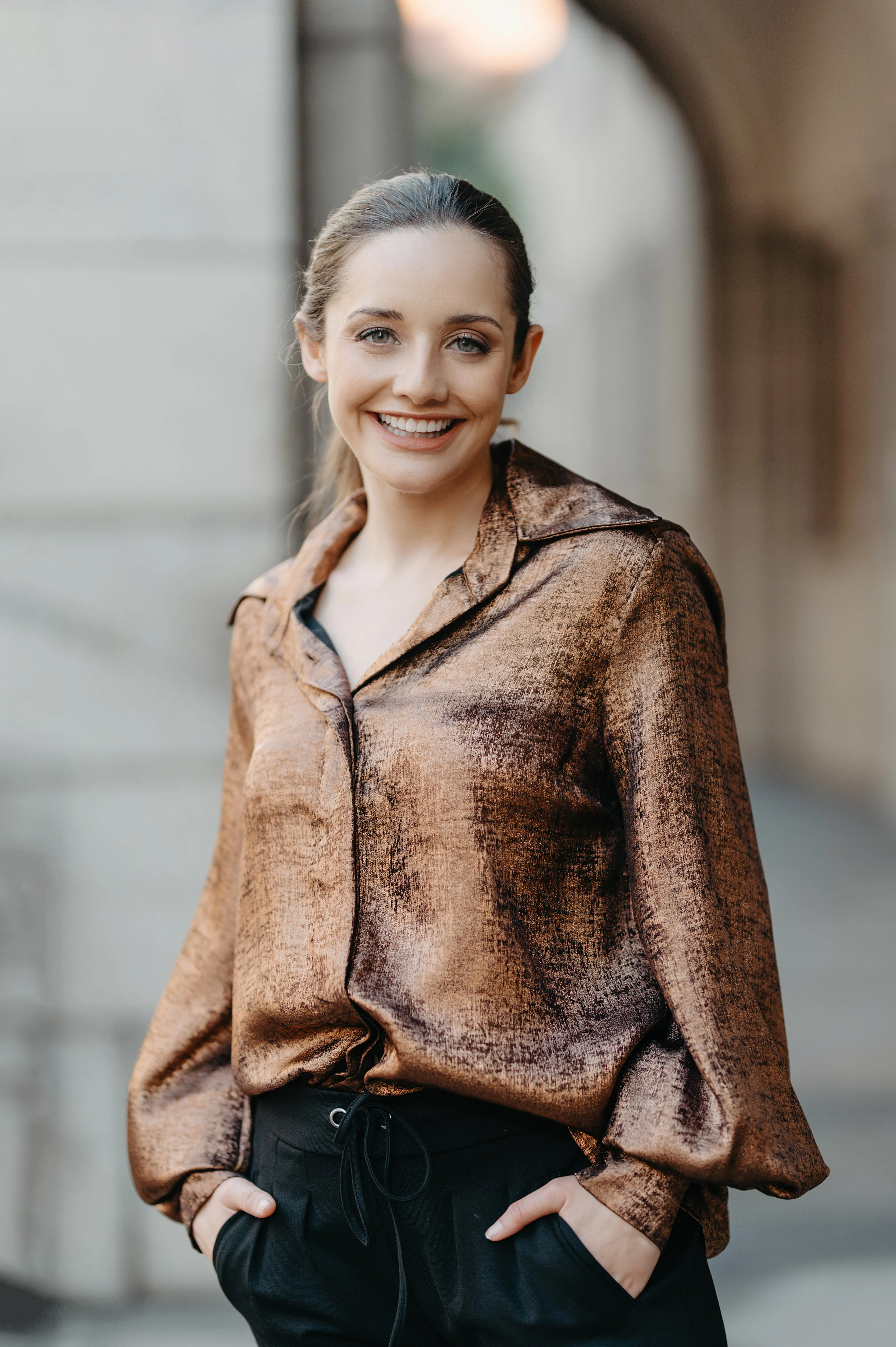 Elle Classic Shirt | Copper