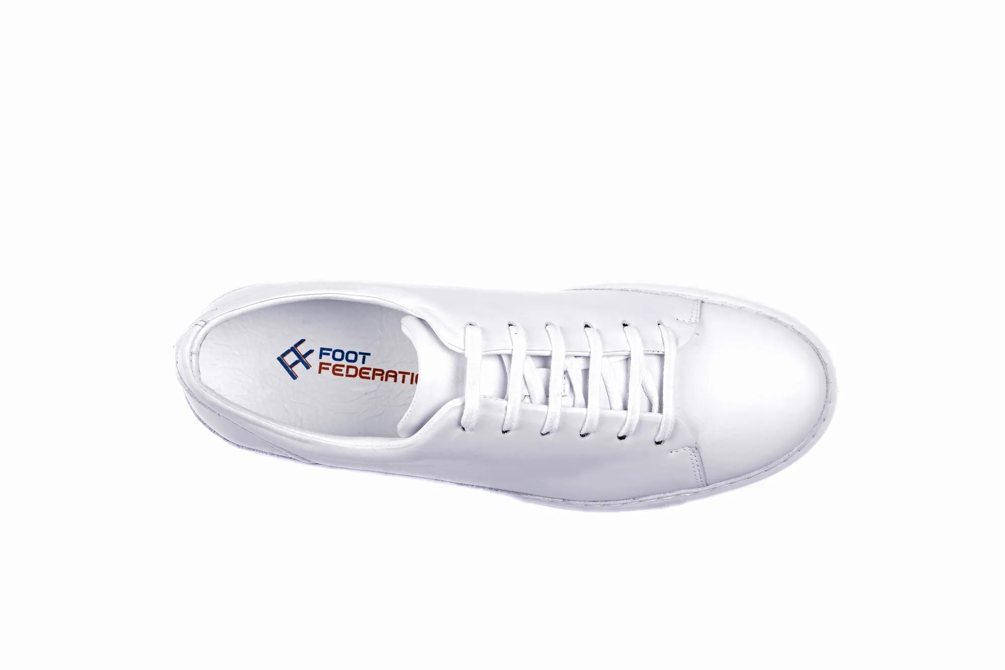 FOOT FEDERATION DERBY MENS SNEAKER POWDER WHITE