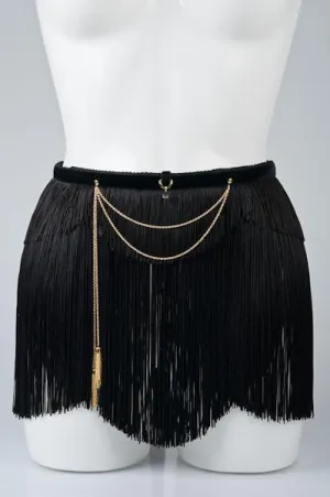 Fringe Maid Skirt
