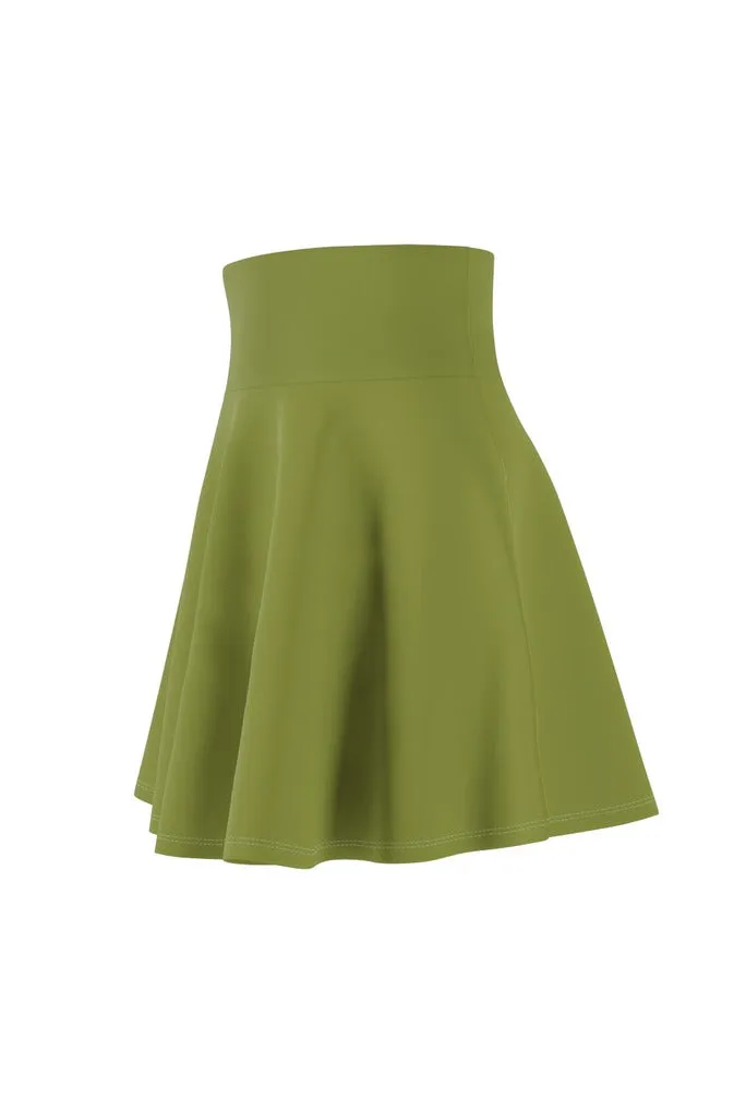 Green Pepper Women's Skater Skirt