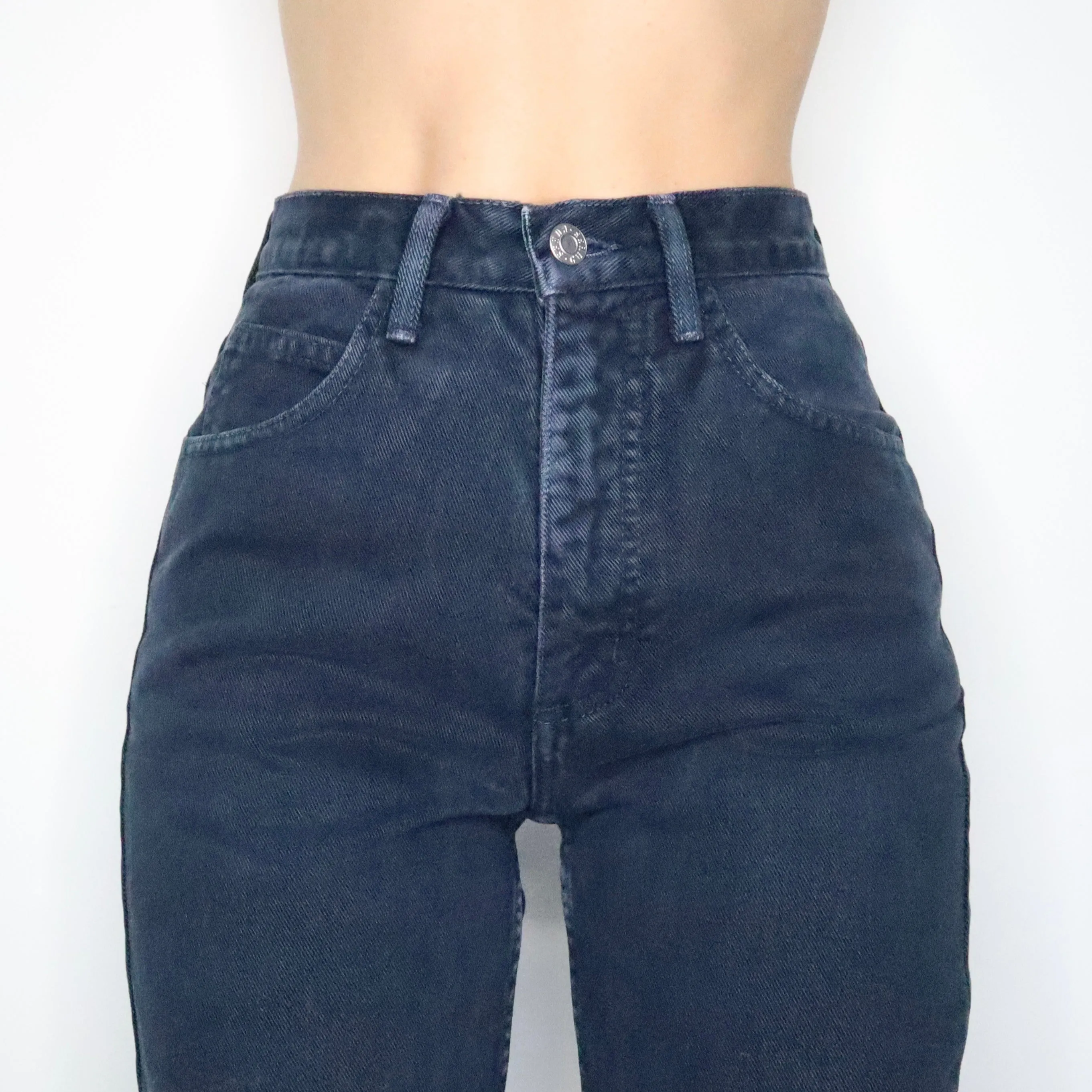 Guess Navy High Waisted Jeans (Small)
