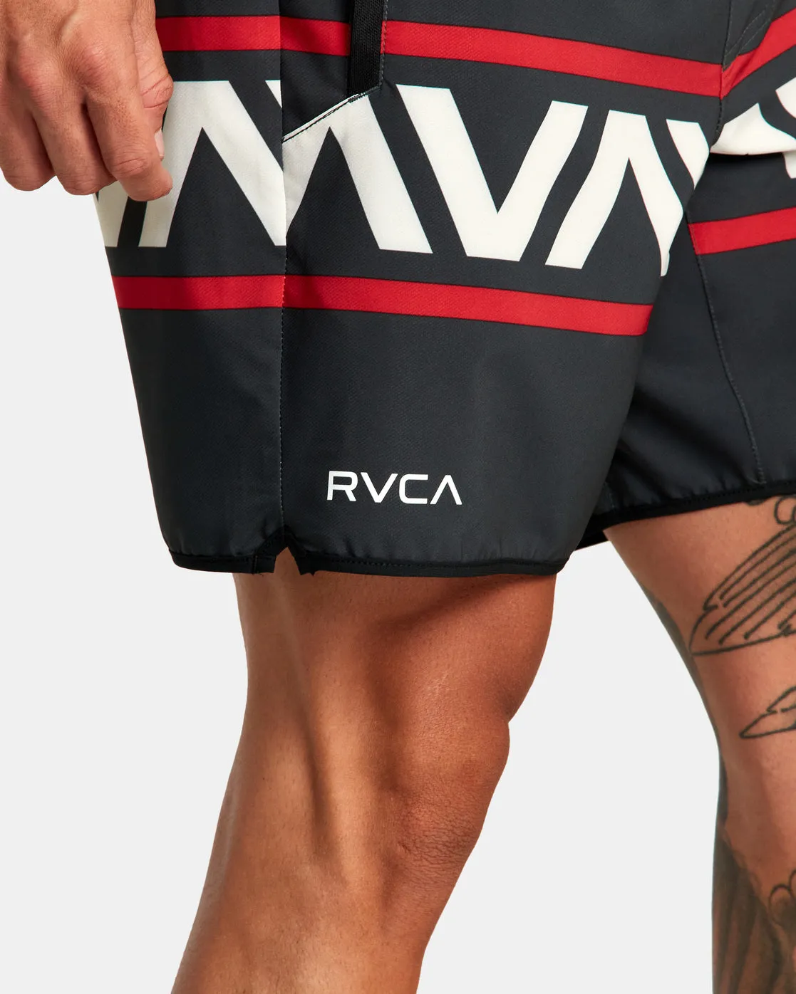 Hawaii Banded Yogger Stretch 17" Technical Shorts - Black