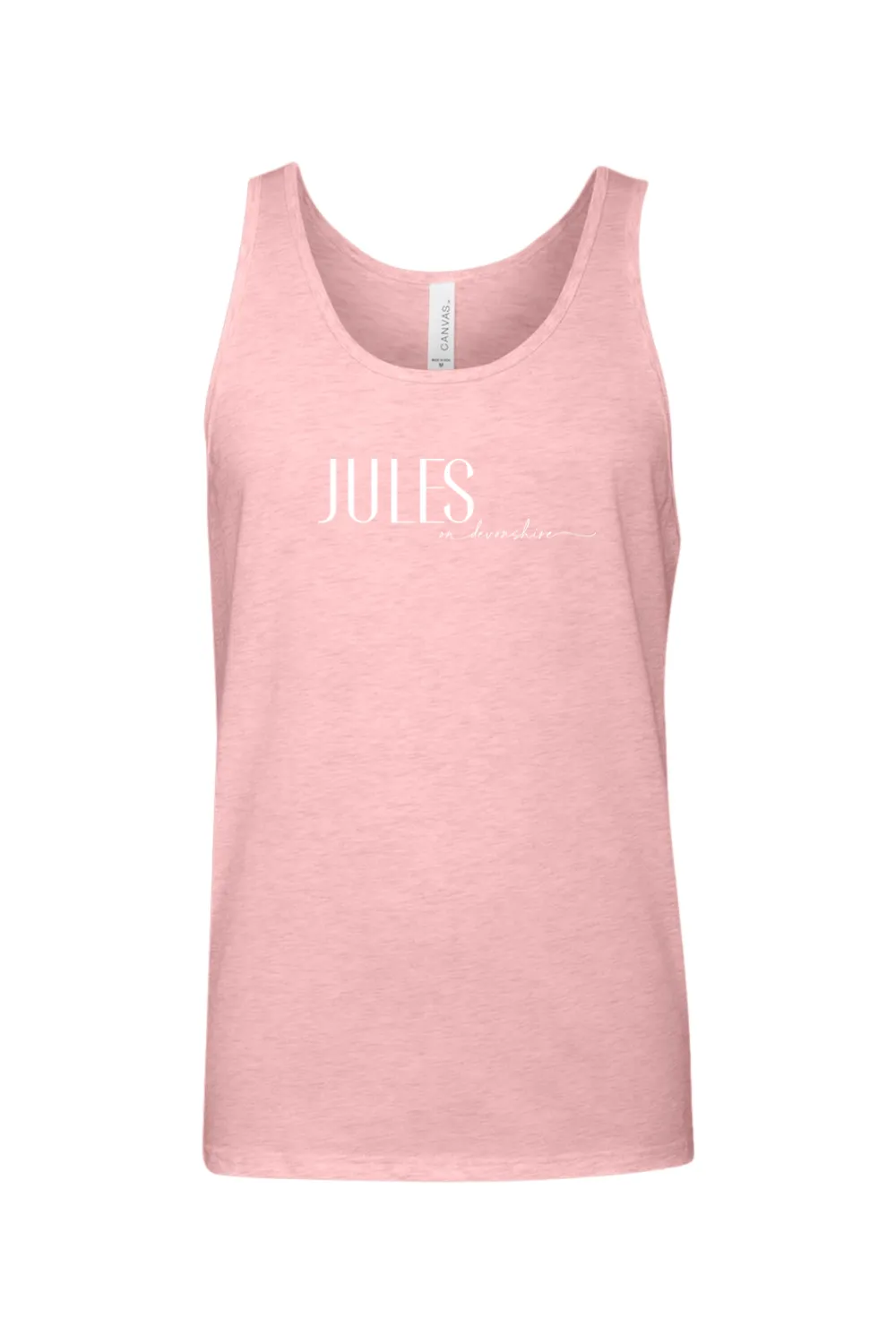 Jules on Devonshire Unisex Jersey Tank
