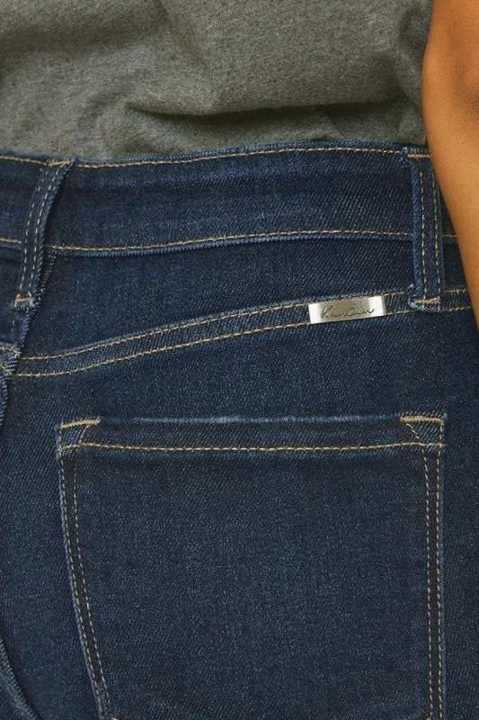 Kancan Dark High Rise Cigarette Jeans
