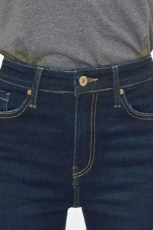 Kancan Dark High Rise Cigarette Jeans