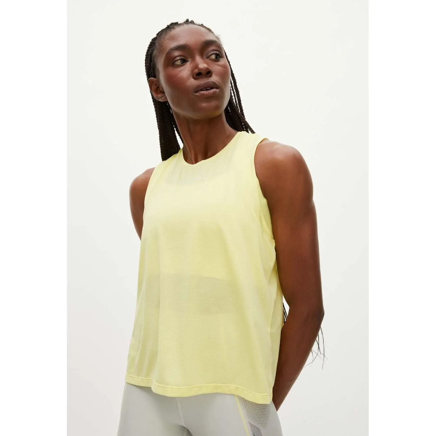 Kay Tank Top, Yellow Iris