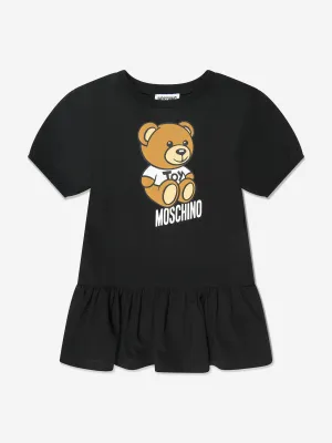 Moschino Girls T-Shirt Skater Dress in Black