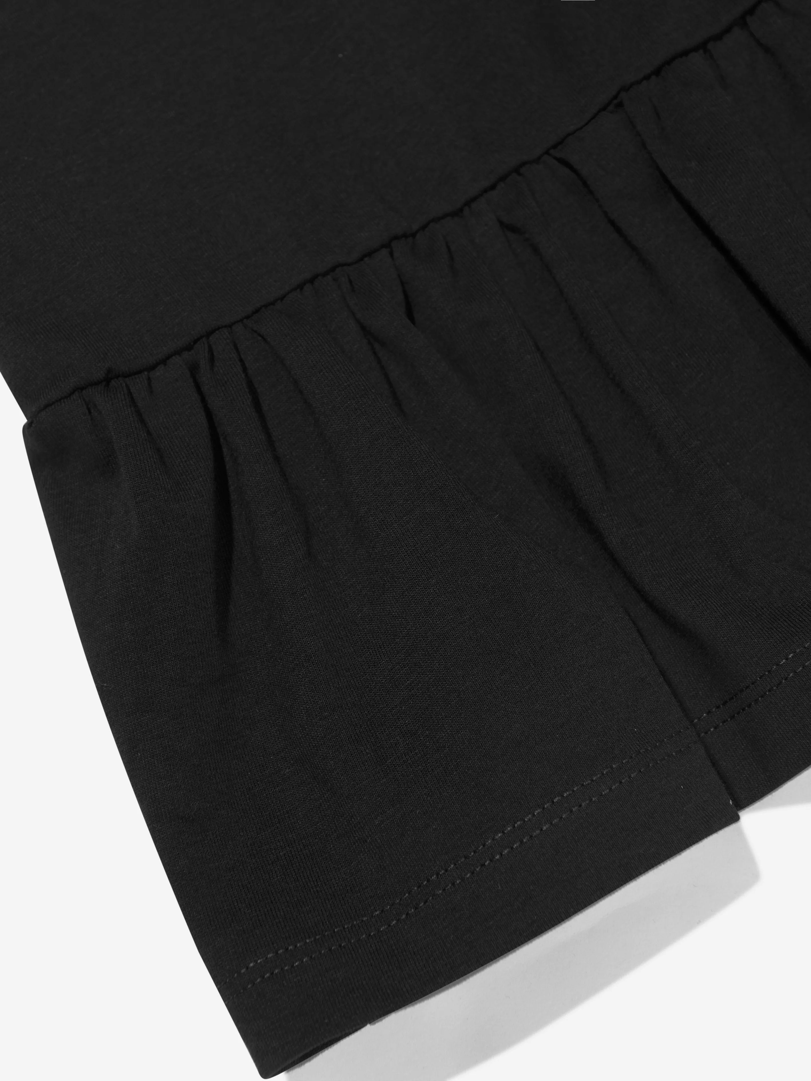 Moschino Girls T-Shirt Skater Dress in Black