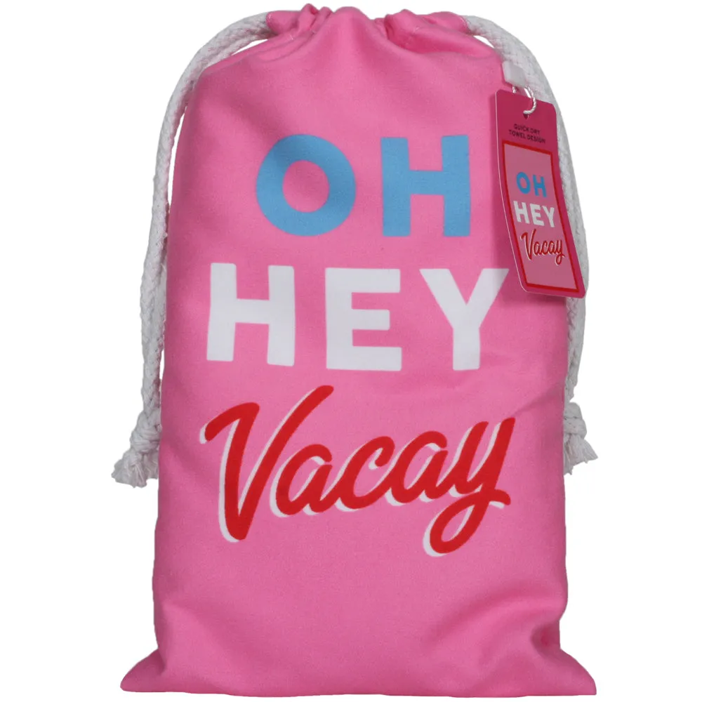 Oh Hey Vacay Quick Dry Wholesale Beach Towels