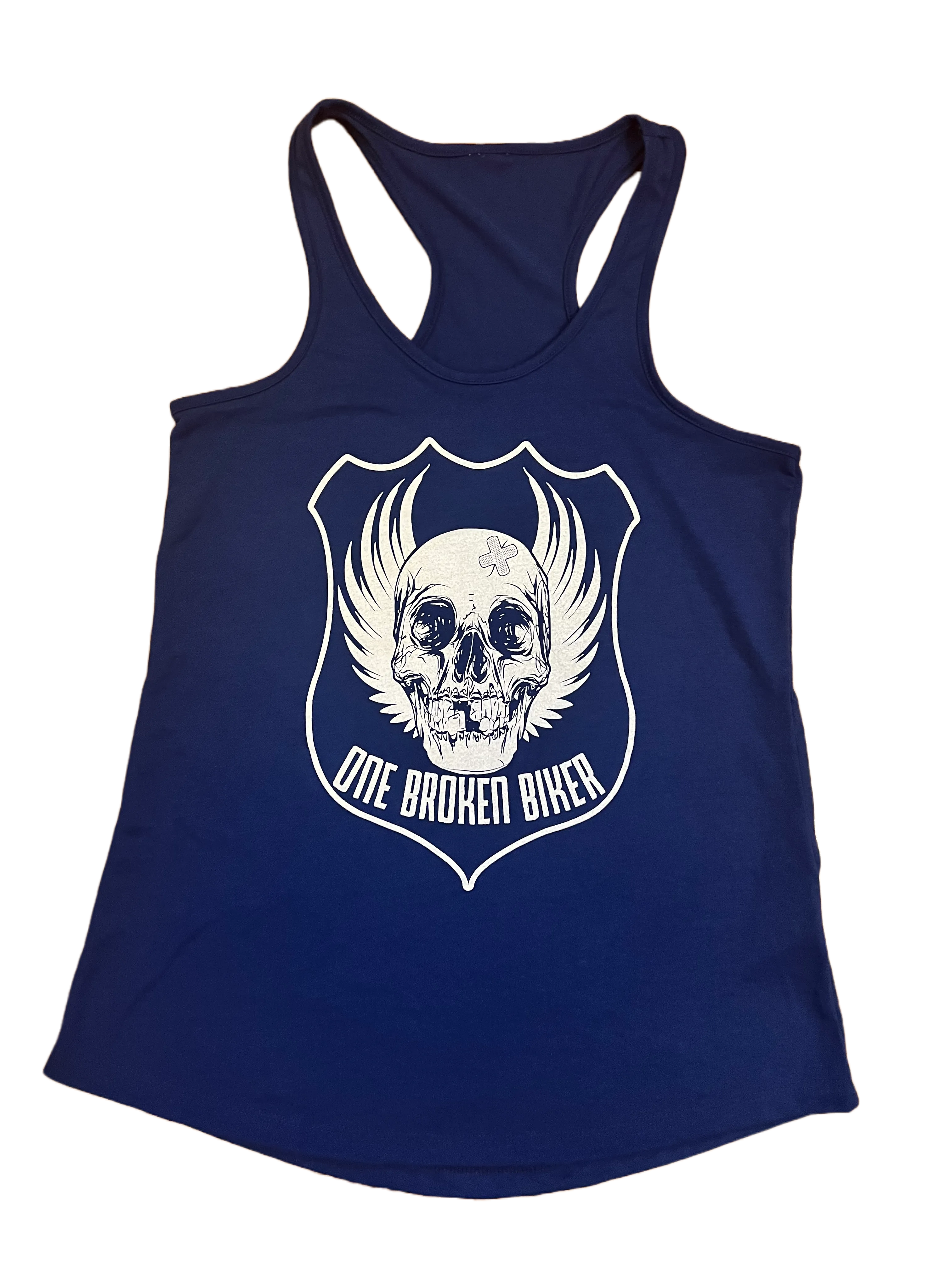 One Broken Biker Ladies Tank Top