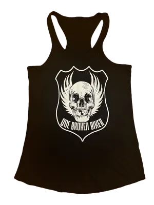 One Broken Biker Ladies Tank Top