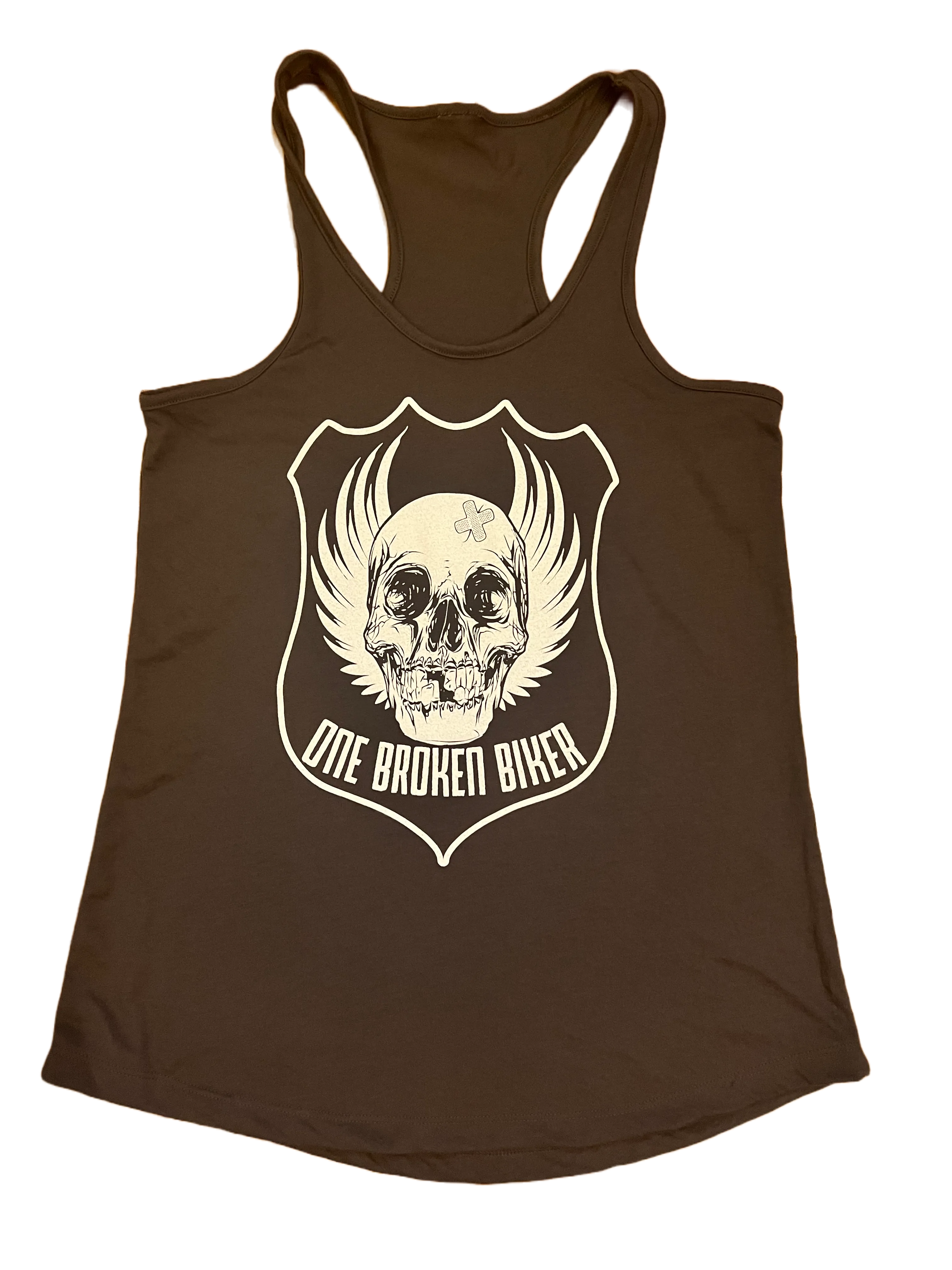 One Broken Biker Ladies Tank Top