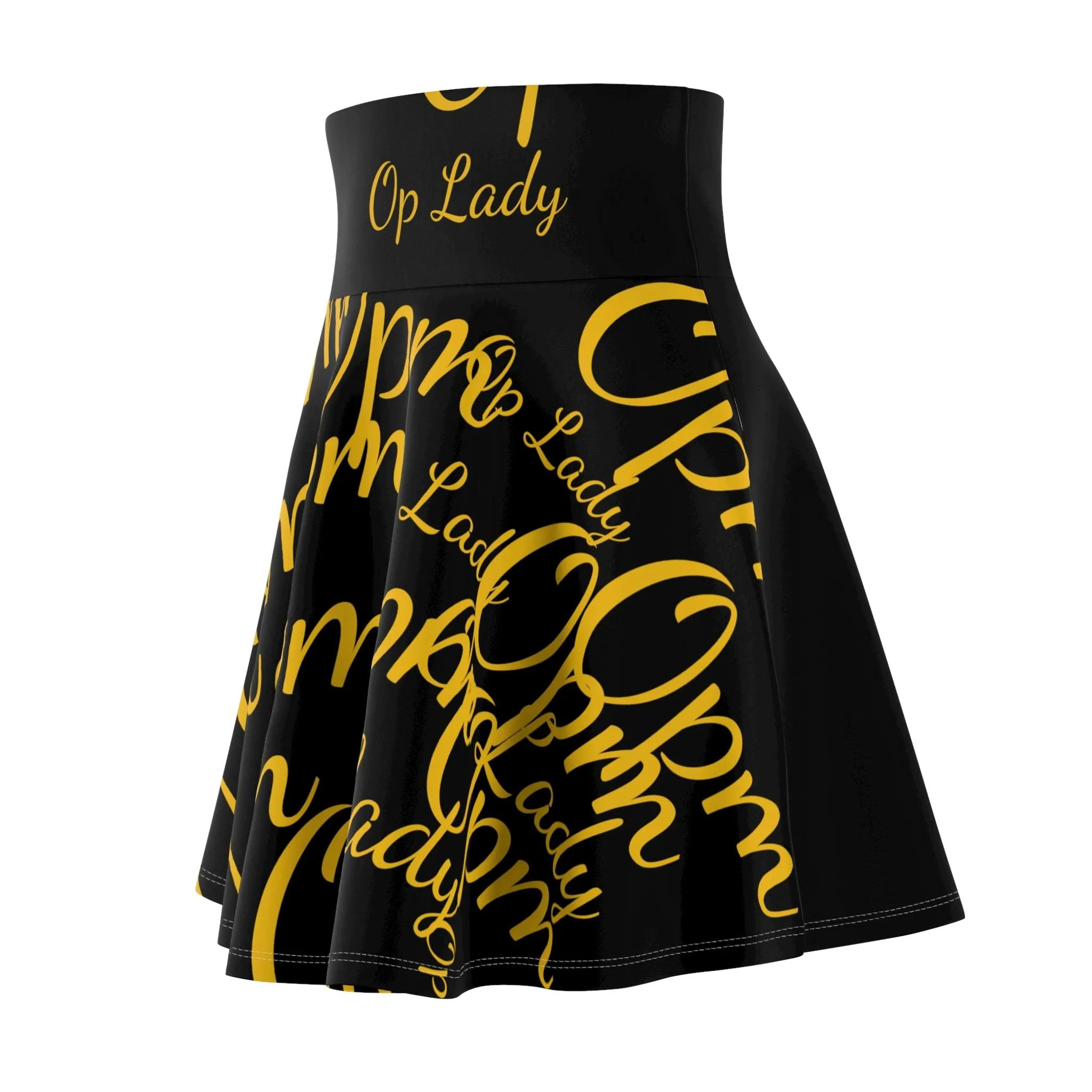 Opm op lady black Women's Skater Skirt