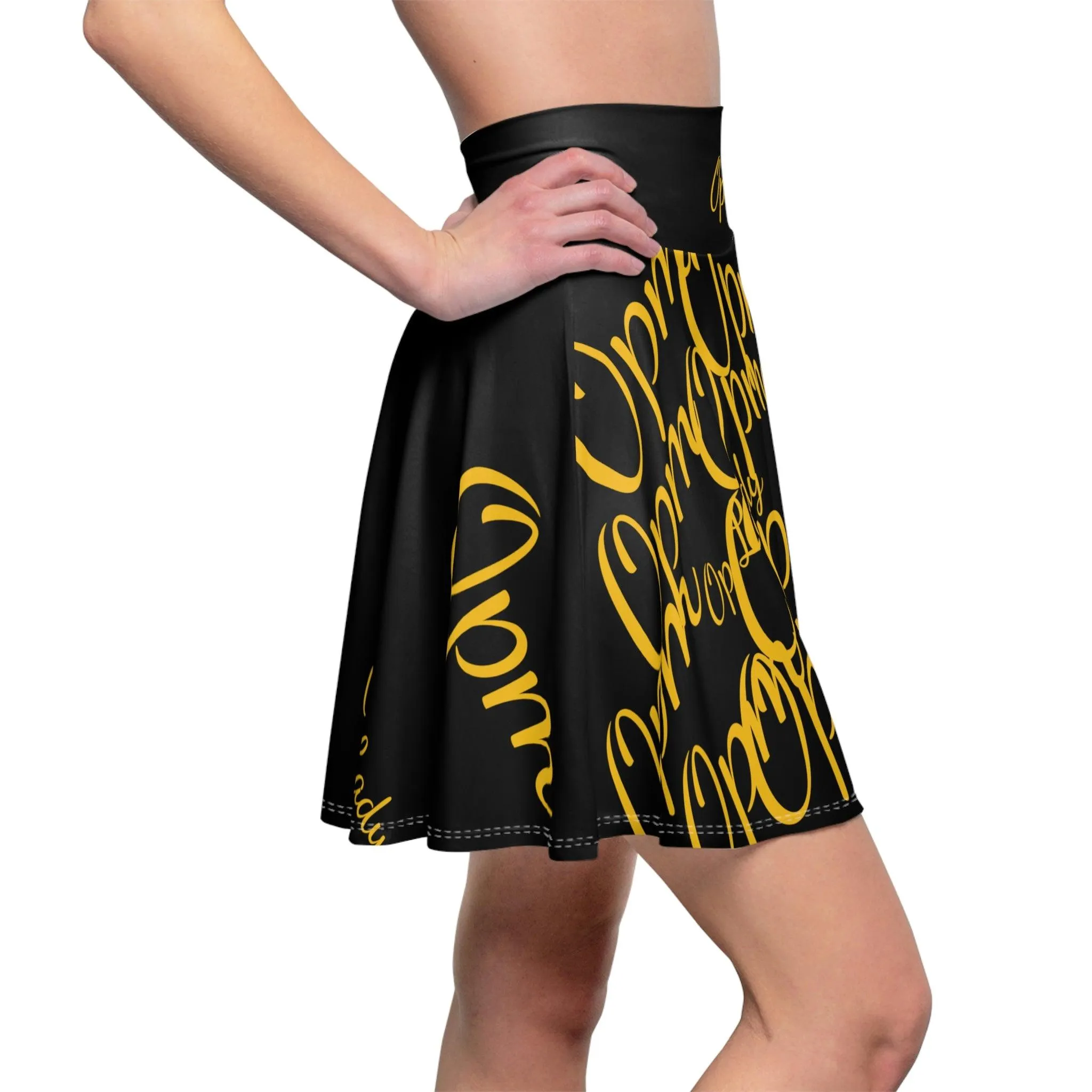 Opm op lady black Women's Skater Skirt