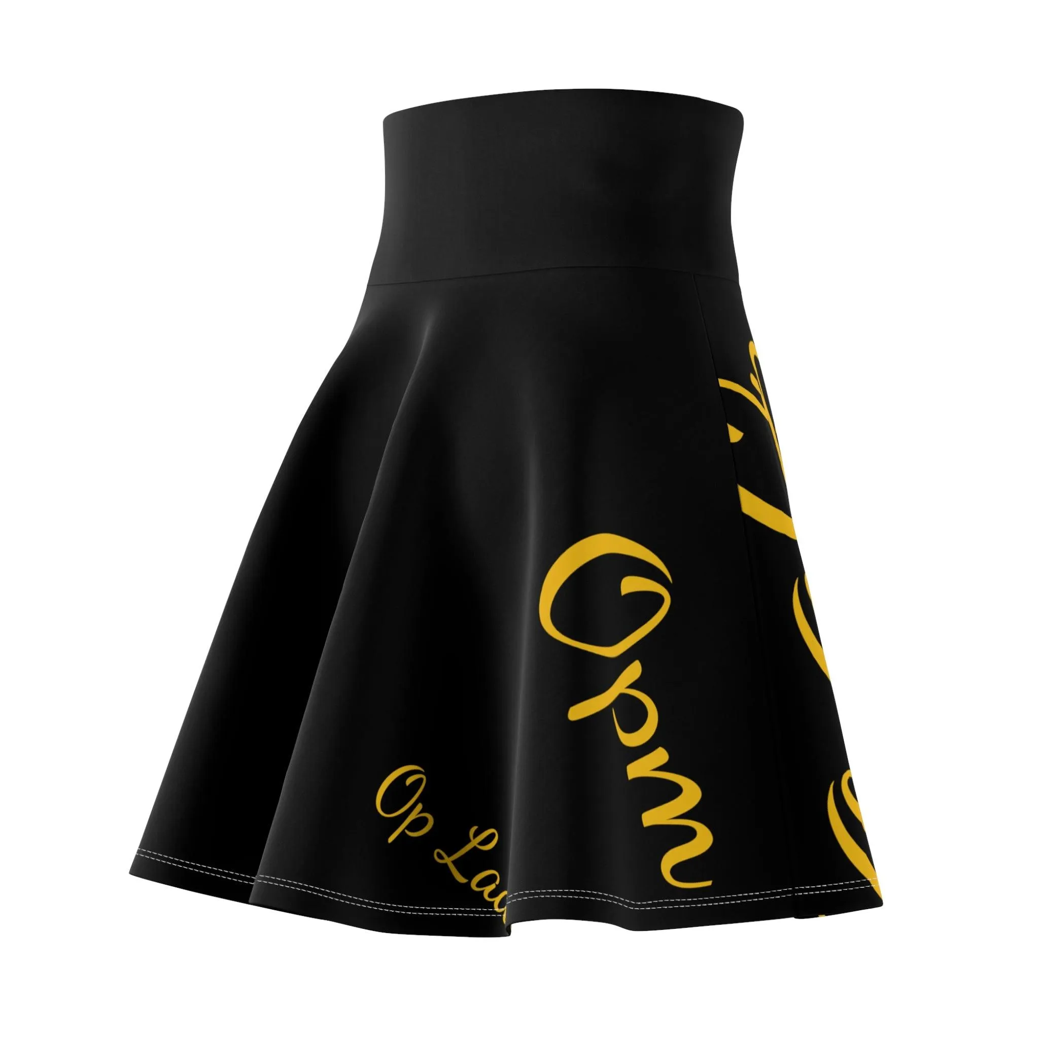 Opm op lady black Women's Skater Skirt