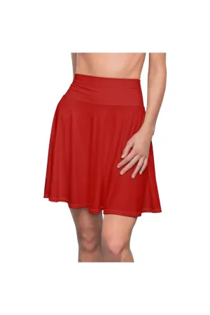 Pan African Red Women's Skater Skirt