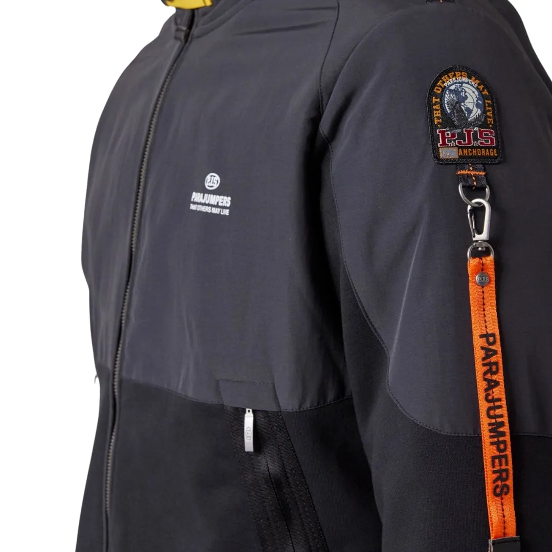 Parajumpers Jango Black Zip-Up Fleece Jacket
