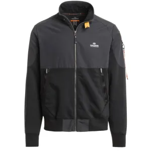 Parajumpers Jango Black Zip-Up Fleece Jacket
