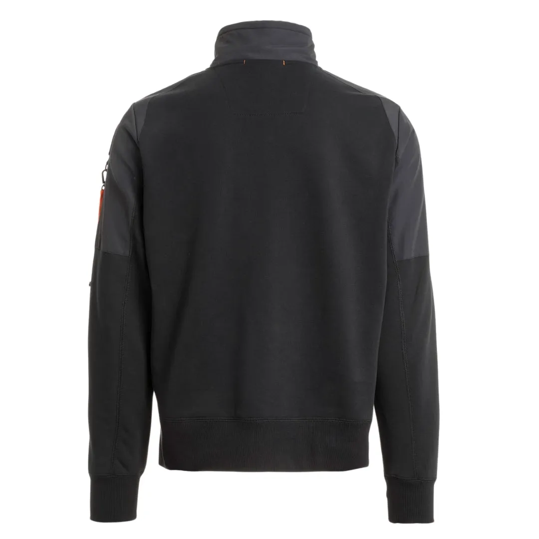 Parajumpers Jango Black Zip-Up Fleece Jacket