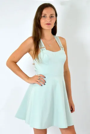 Pinafore Strappy Skater Dress