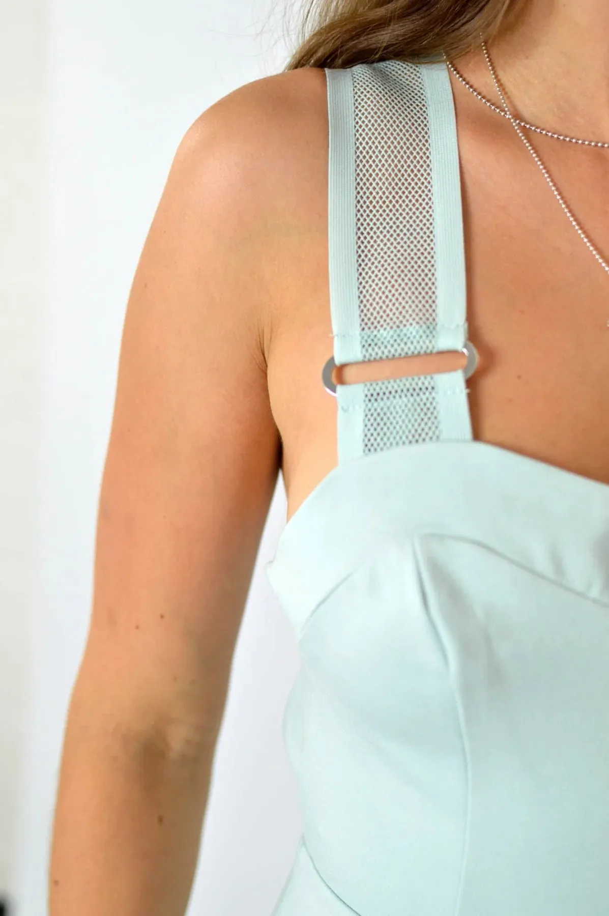 Pinafore Strappy Skater Dress