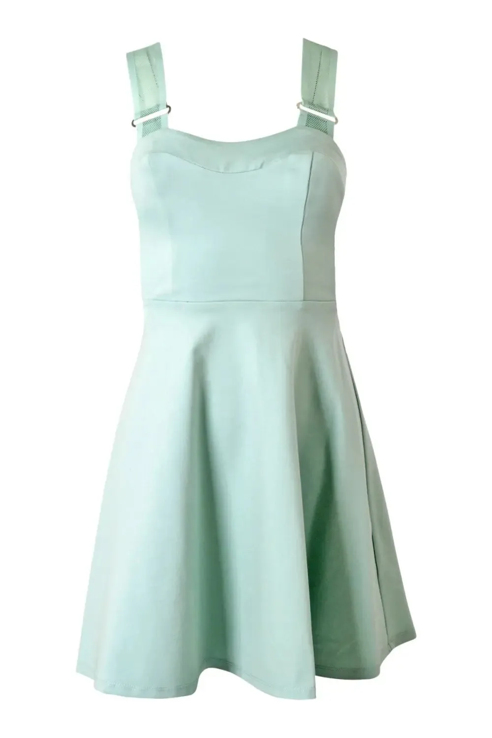 Pinafore Strappy Skater Dress