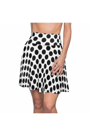 Polka Dot Women's Skater Skirt