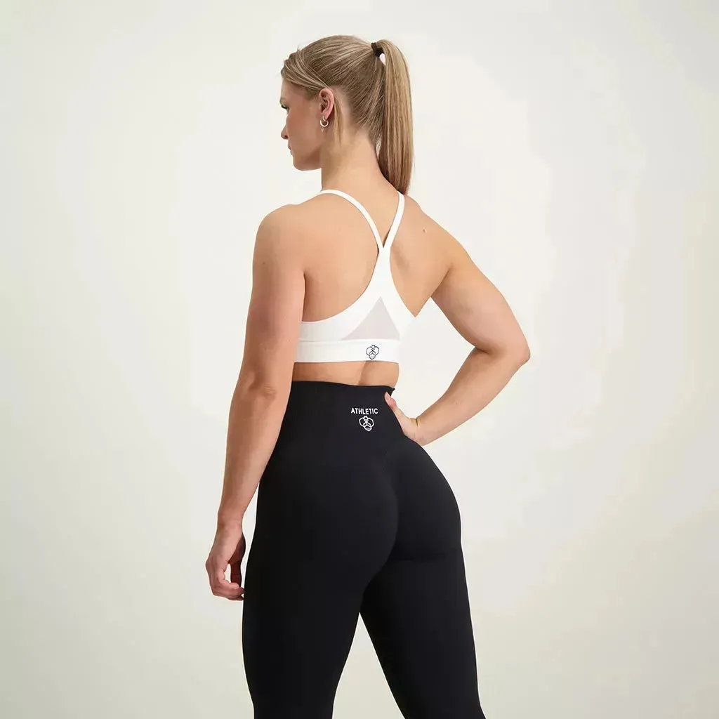 Pro Sports Bra White