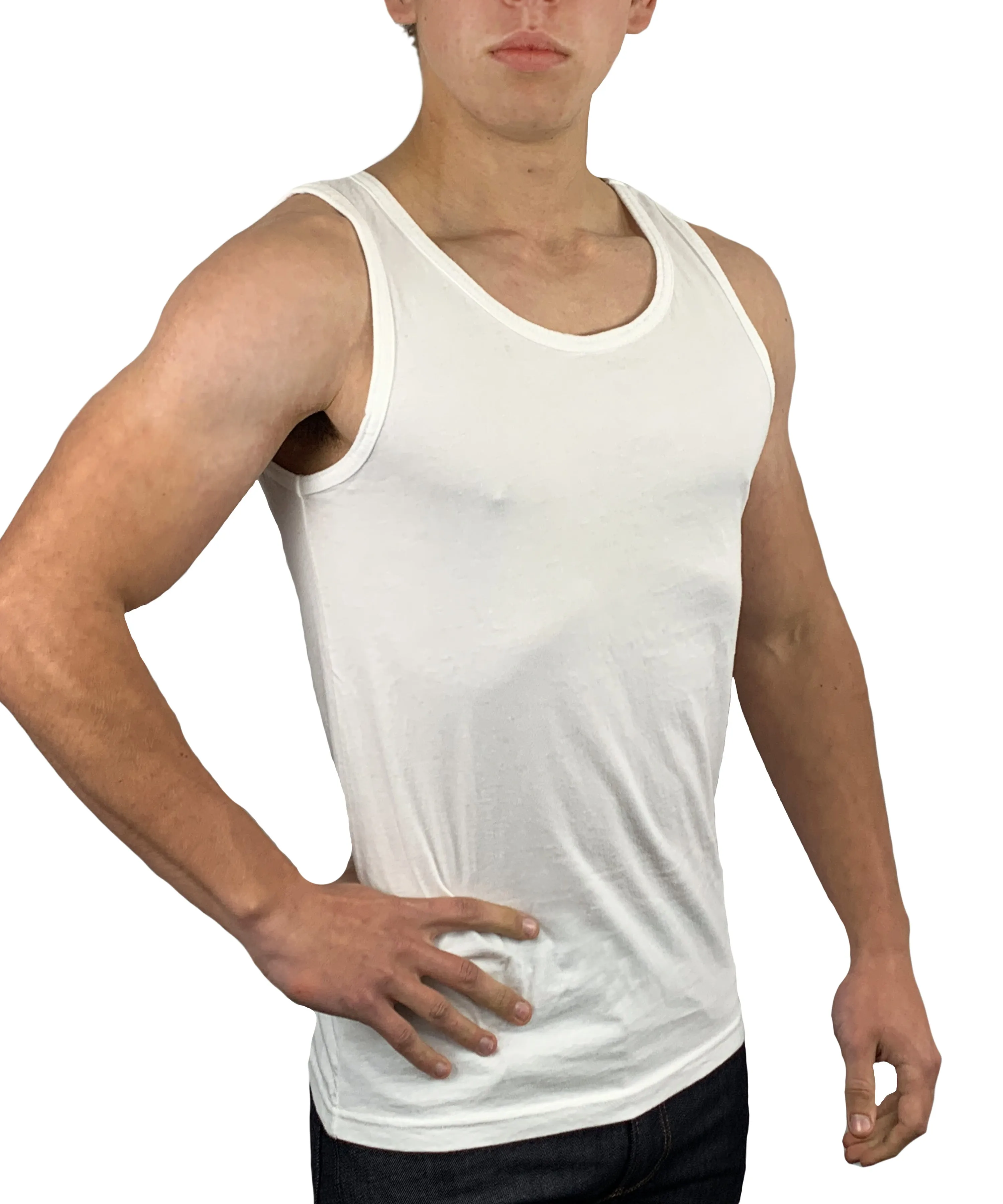 ROLO BASIC TANK TOP - WHITE