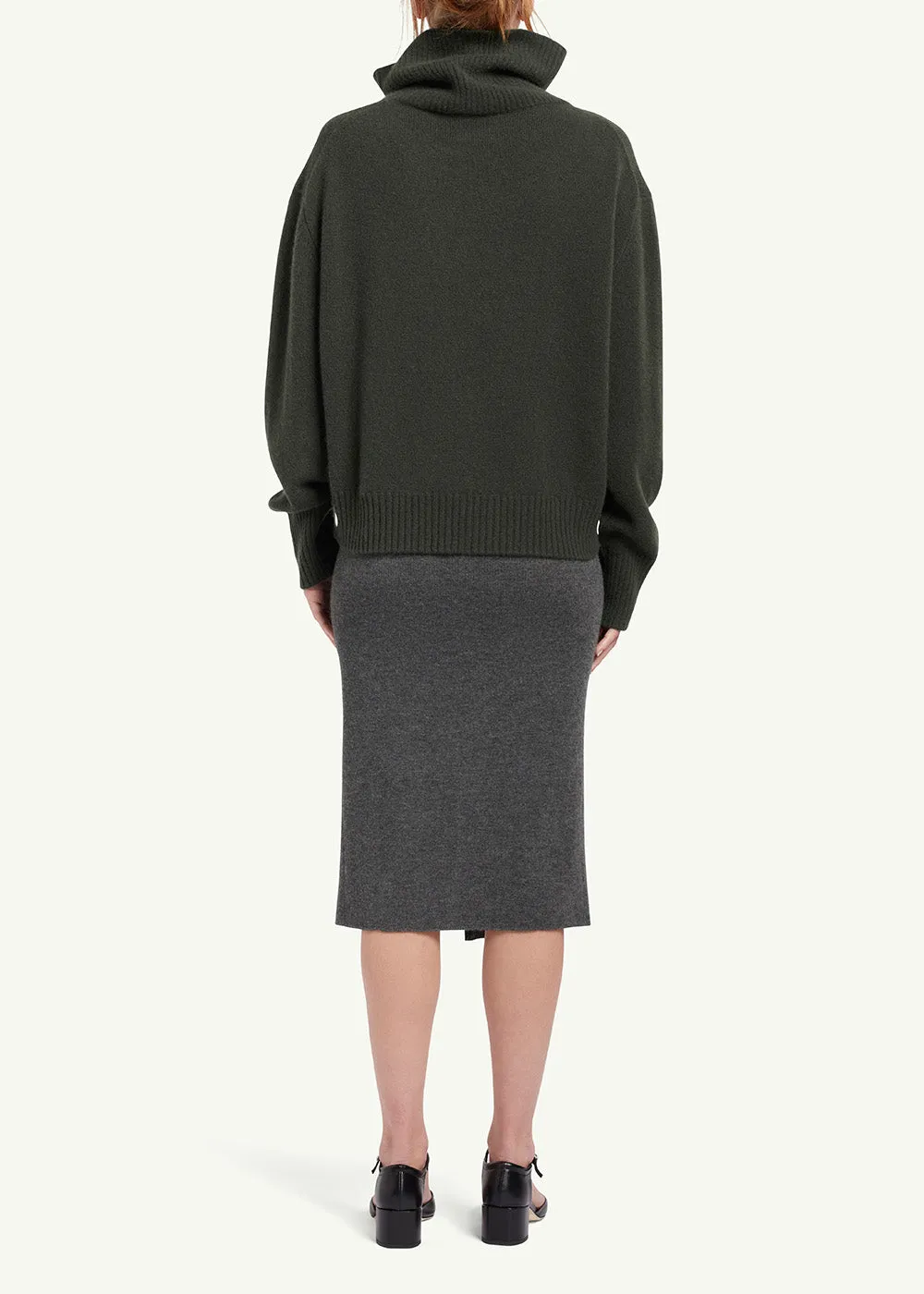 Sari Wrap Knit Skirt
