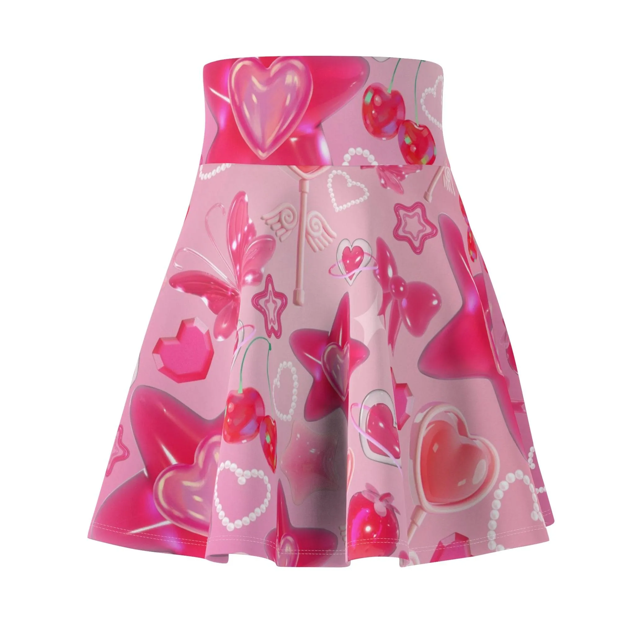 Skater Skirt: Magical Pink Print
