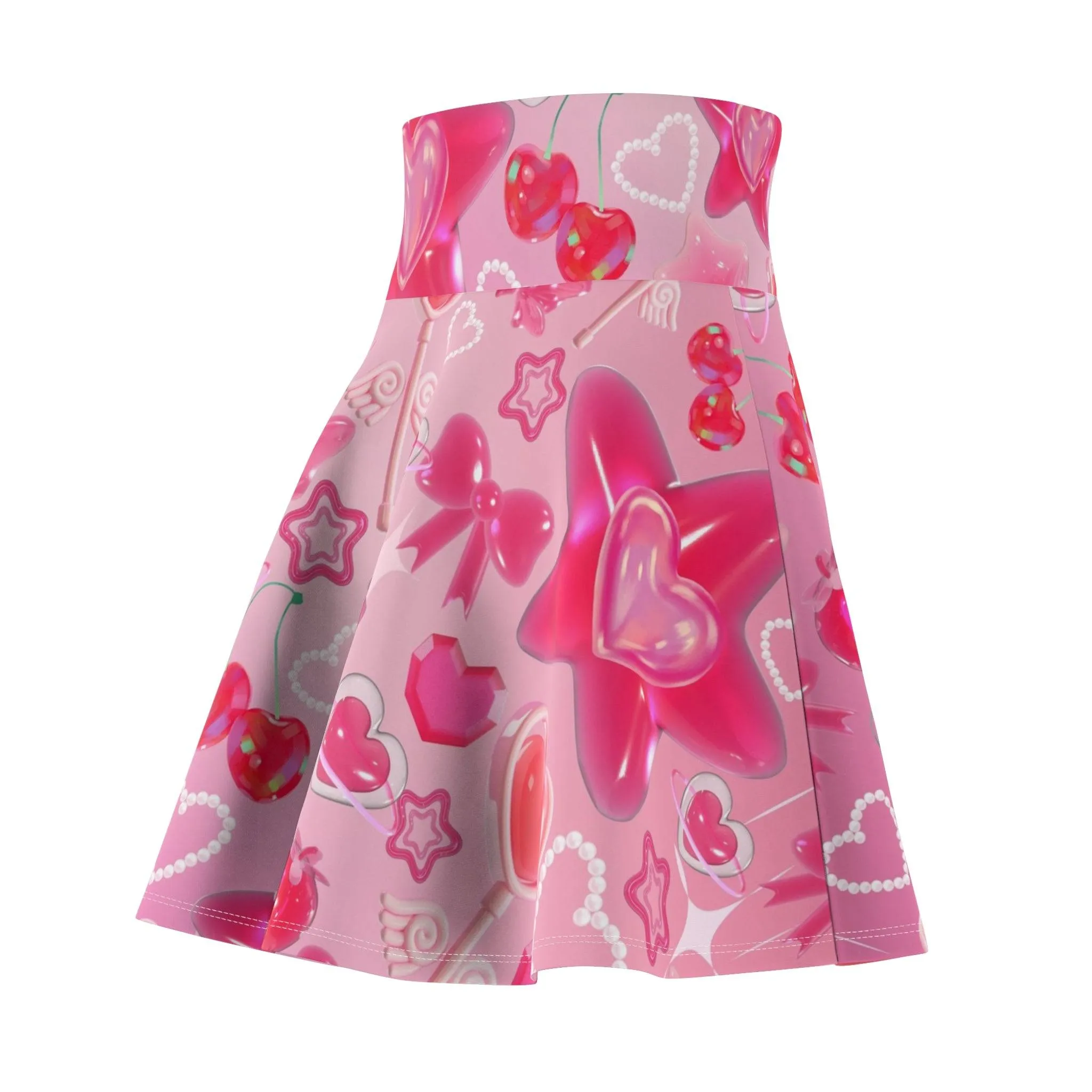 Skater Skirt: Magical Pink Print