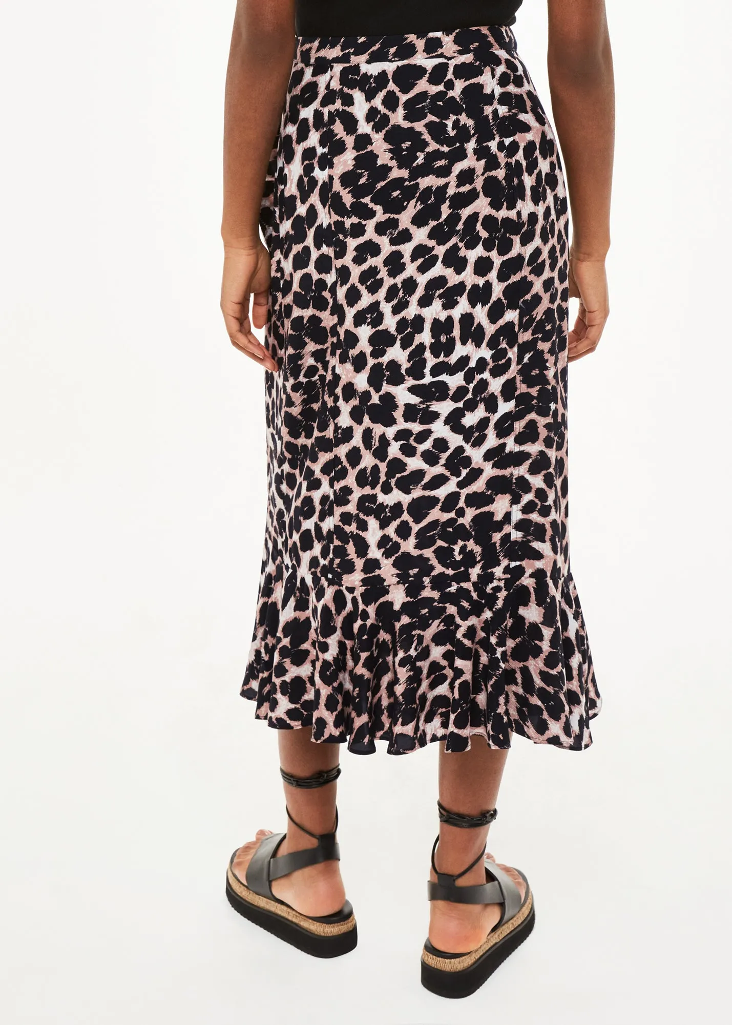 Spot Wrap Skirt