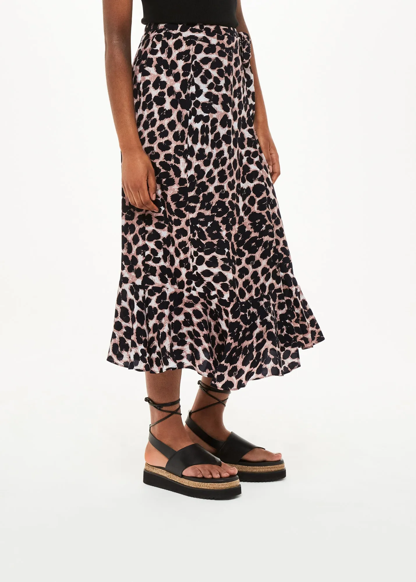 Spot Wrap Skirt