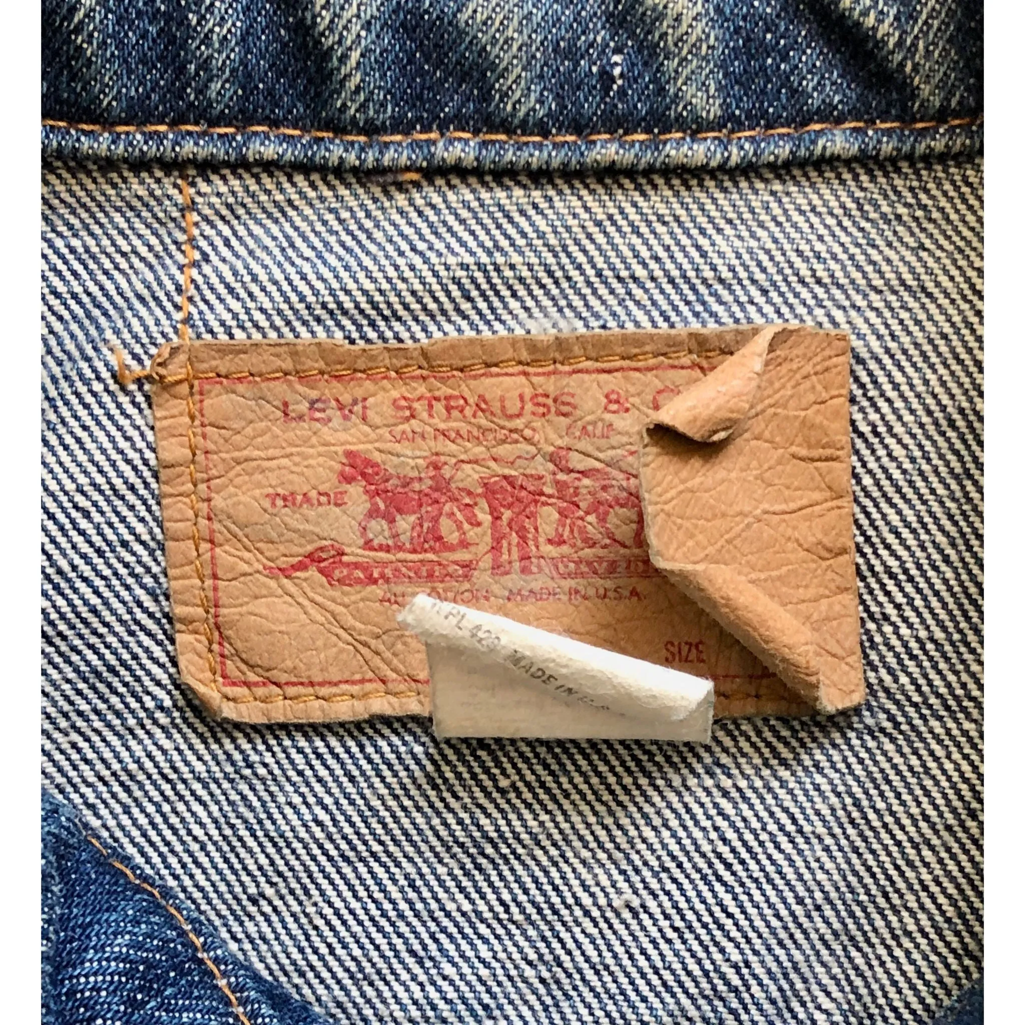 Vintage 1970's Levi's 70505 Denim Jacket Small