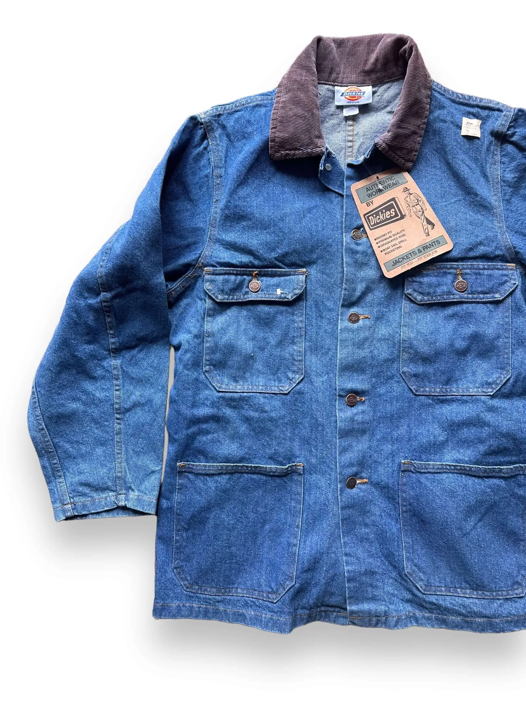 Vintage Deadstock Dickies Denim Chore Coat SZ M