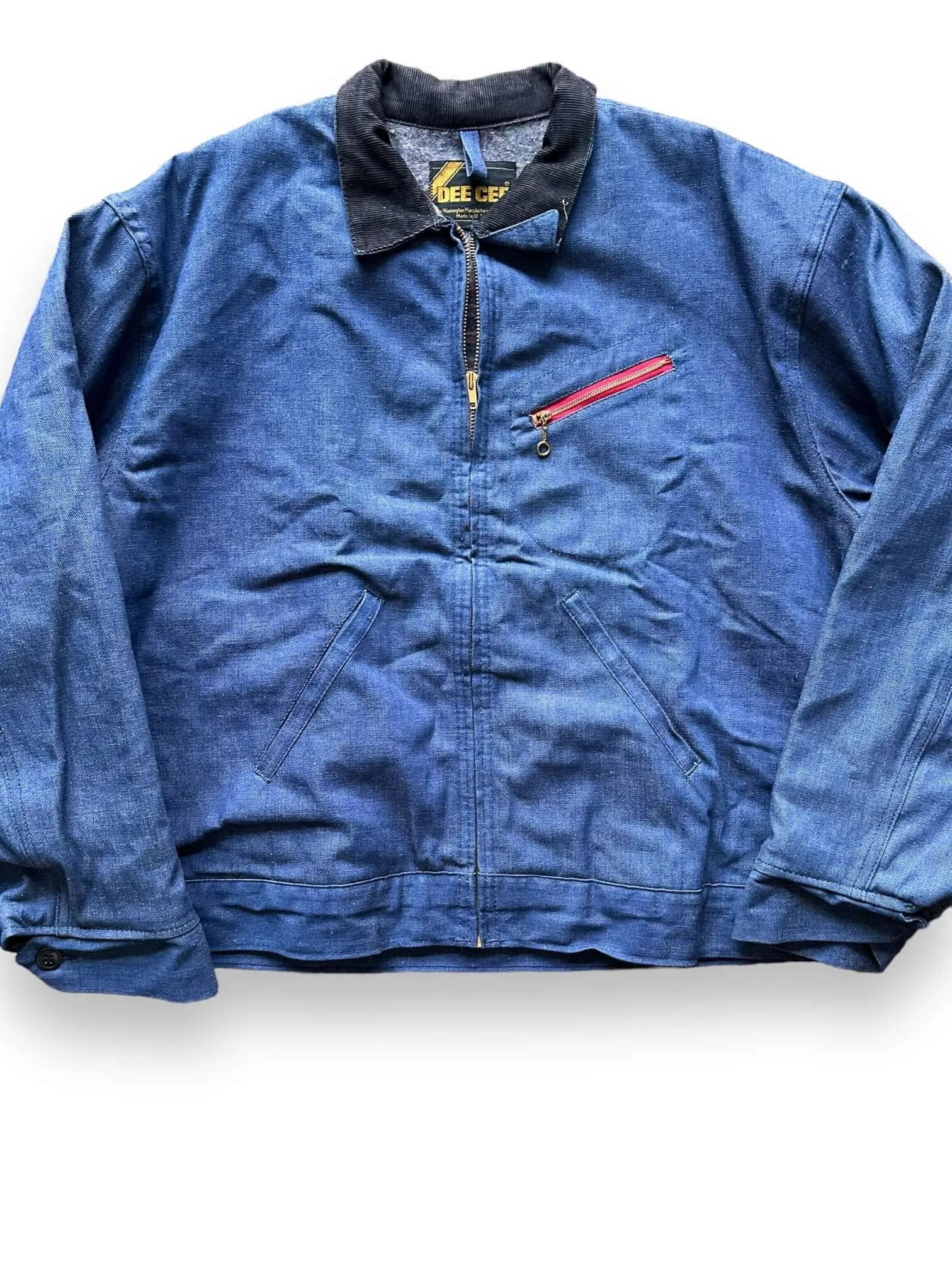 Vintage DeeCee Blanket Lined Denim Jacket SZ 50