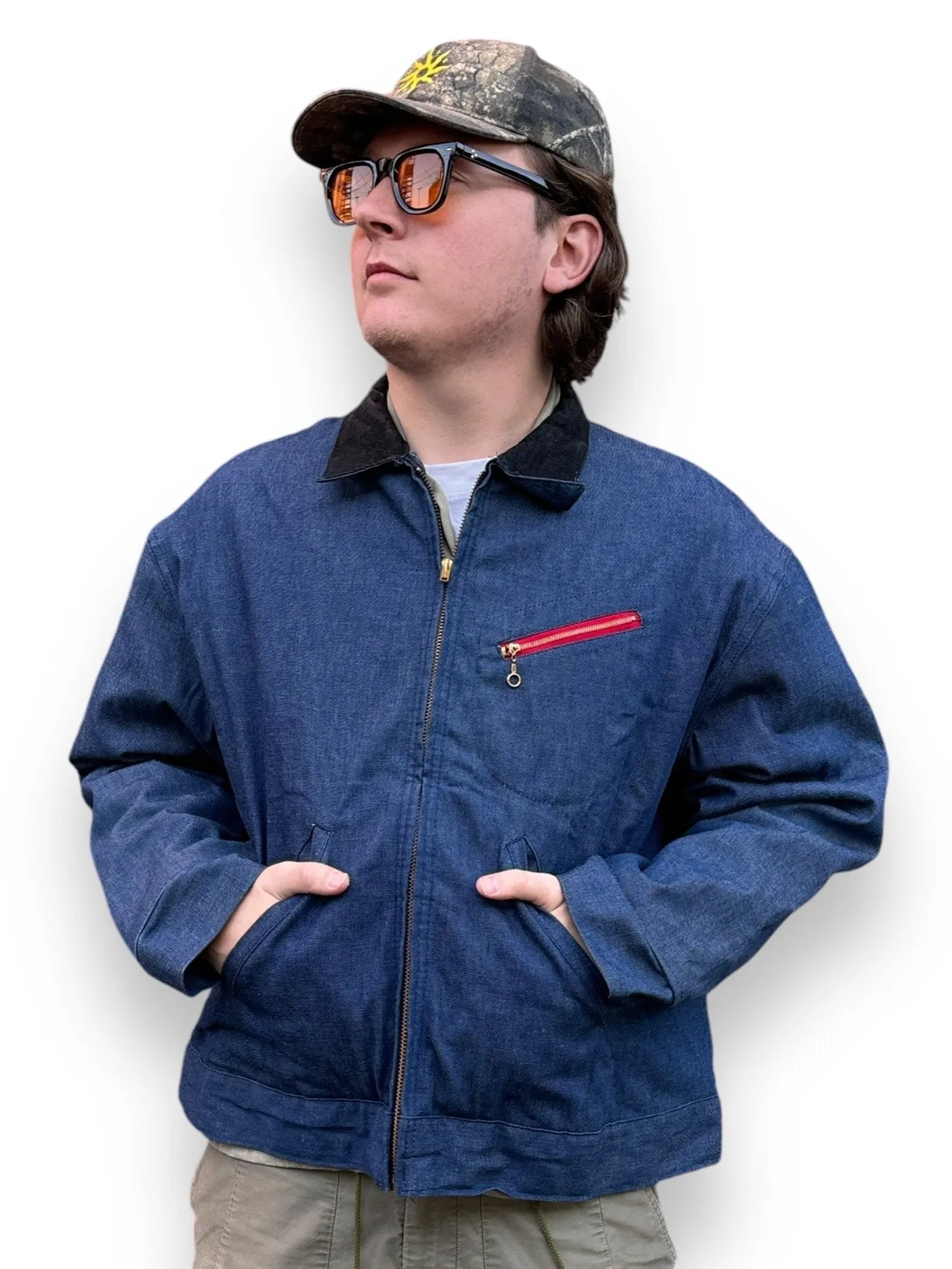 Vintage DeeCee Blanket Lined Denim Jacket SZ 50