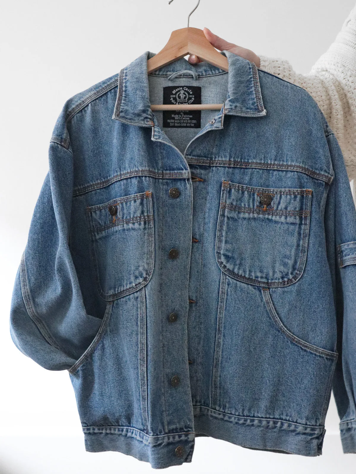 Vintage Denim Jacket (XL)
